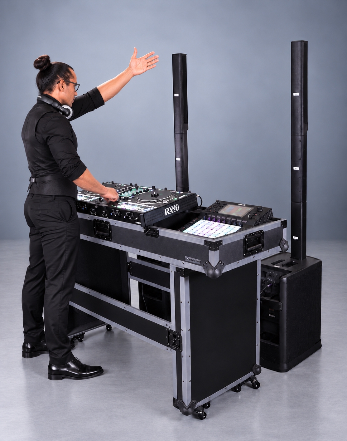 Tami Green performing at the TG-Dance DJ setup